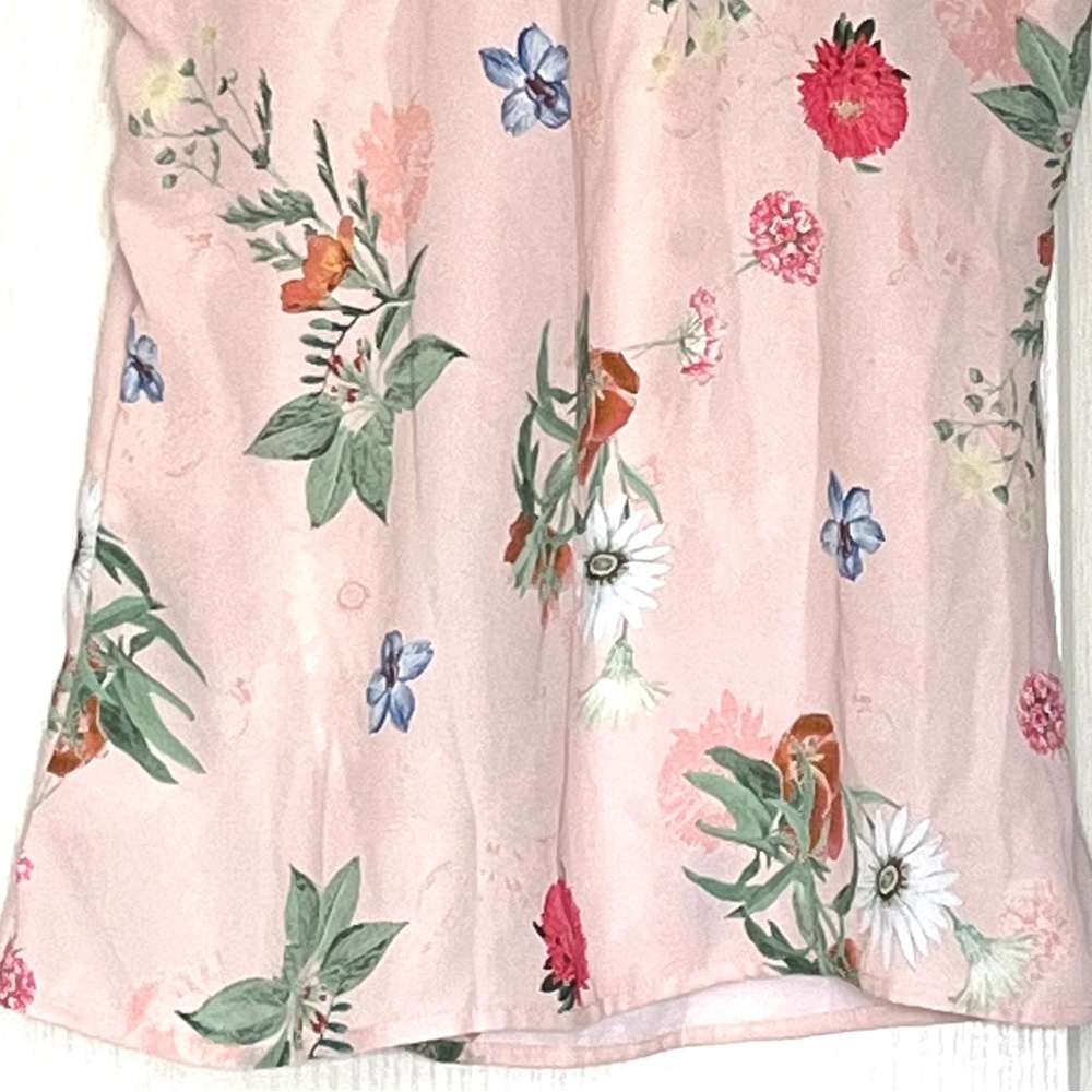 Express Pink Floral Lace Halter Top Sz M Romantic Fairycore Cottagecore Feminine - Picture 6 of 13